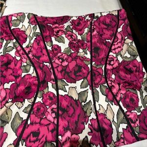 Floral Pink Corset Top